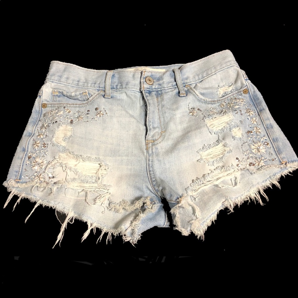 Abercrombie & Fitch Embellished Shorts